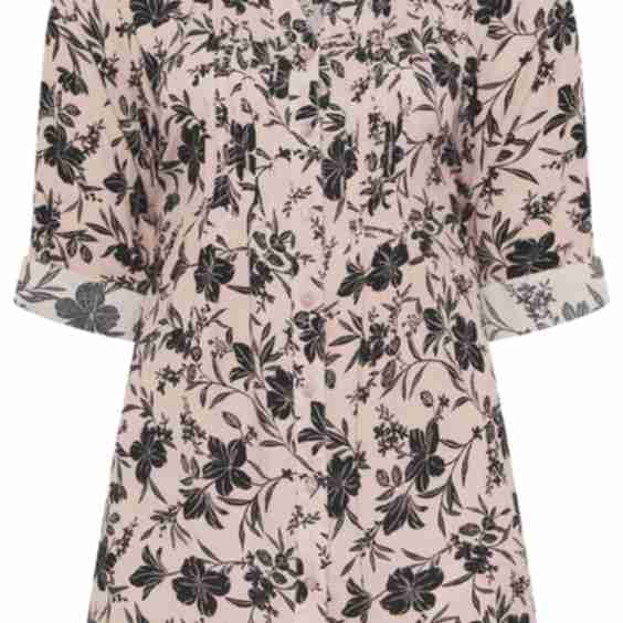 Curve Pintuck Blouse