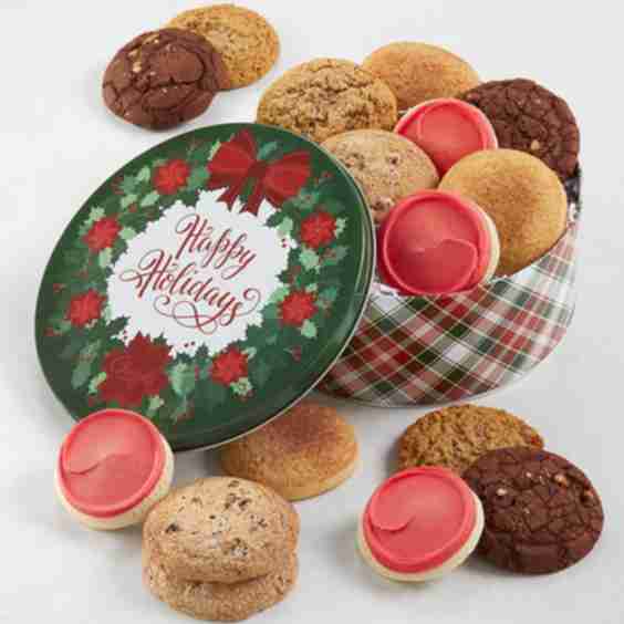 Traditional Happy Holidays Gift Tin Gluten Free Assortment