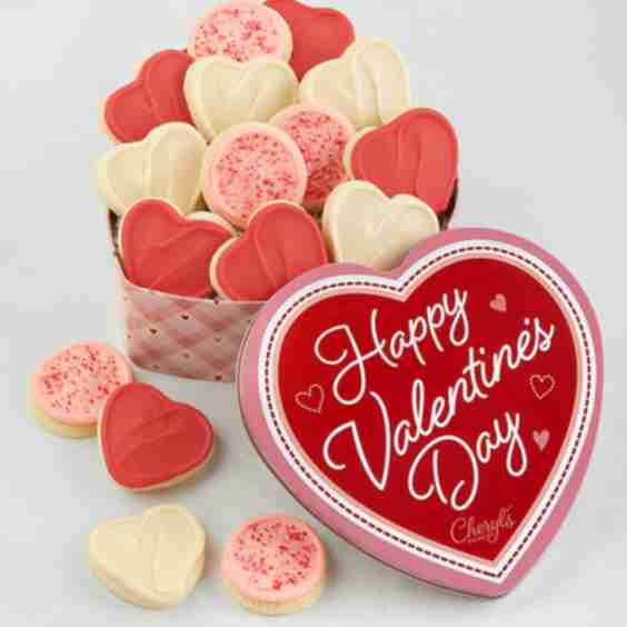 Valentine Gift Tin Buttercream Frosted Sugar Assortment
