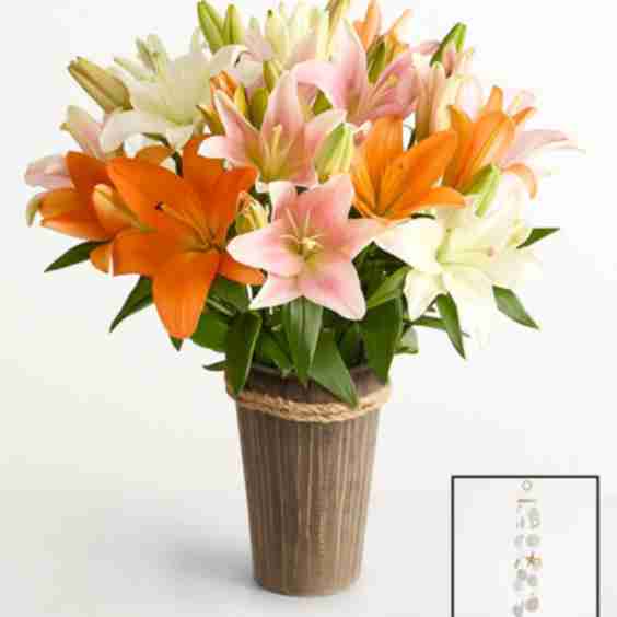 Vibrant Summer Lily Bouquet