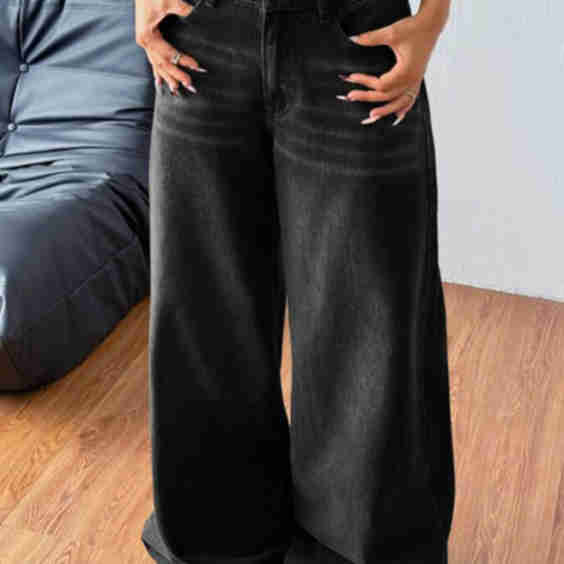 Loose Drape Boyfriend Jeans