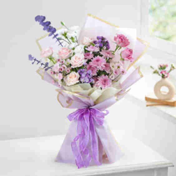 Lilac Morning Flower Bouquet 