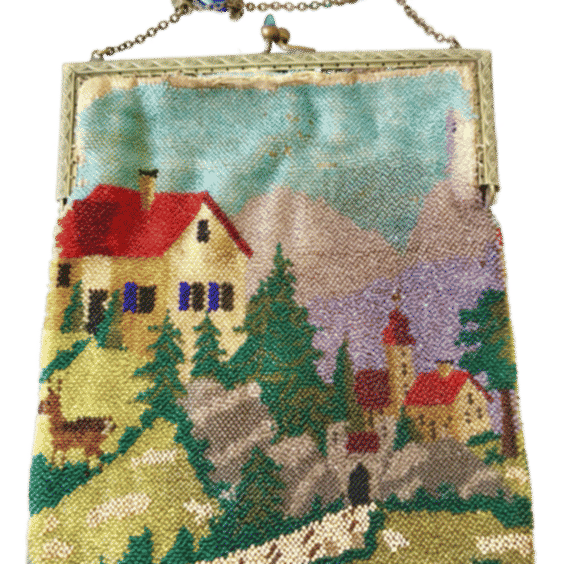 Art Deco Antique Micro-Beaded Purse