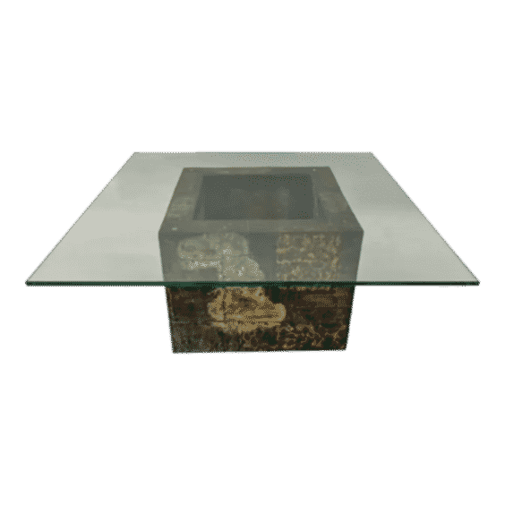 Patchwork Brutalist Center Table