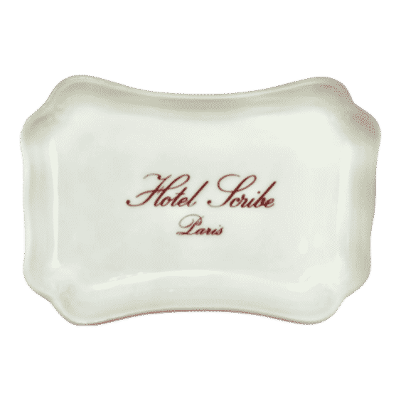 Vintage 5-Star Hotel Scribe Paris Ashtray Dish