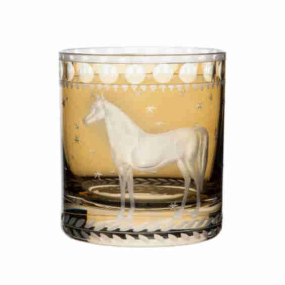 Staro Barnyard Horse Double Old Fashioned Glass - Set of 6