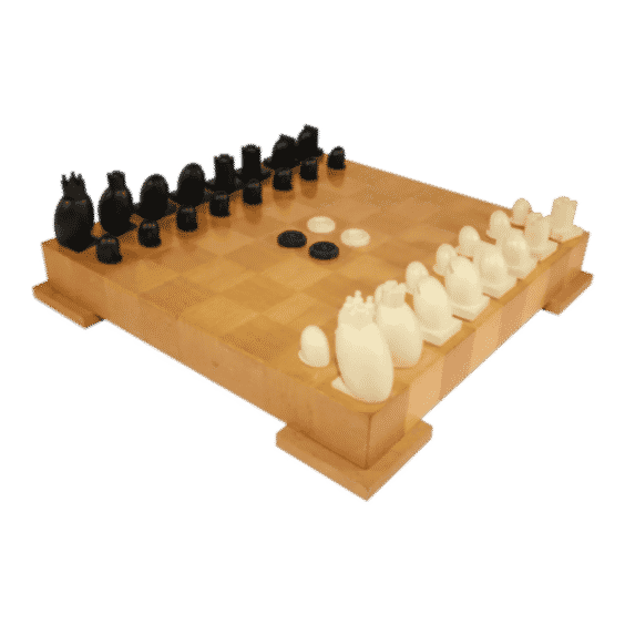 Michael Graves Postmodern Chess and Checkers Set
