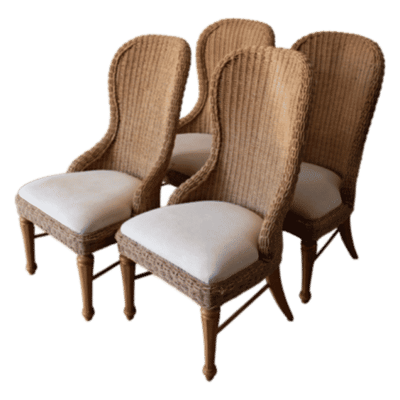 Cottage Revival Cabana Chairs, Set of Four