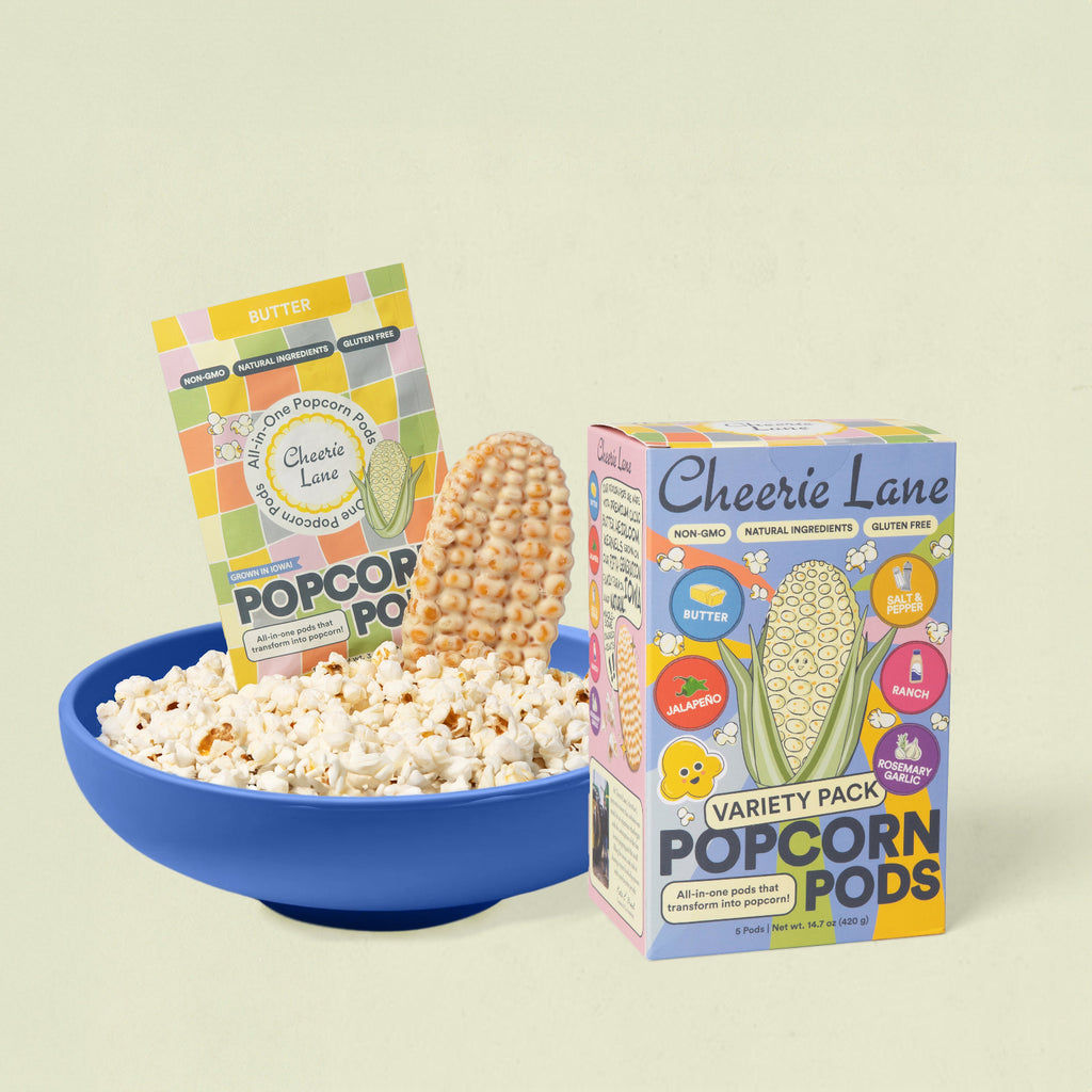 Ribbon Bowl & Popcorn Set