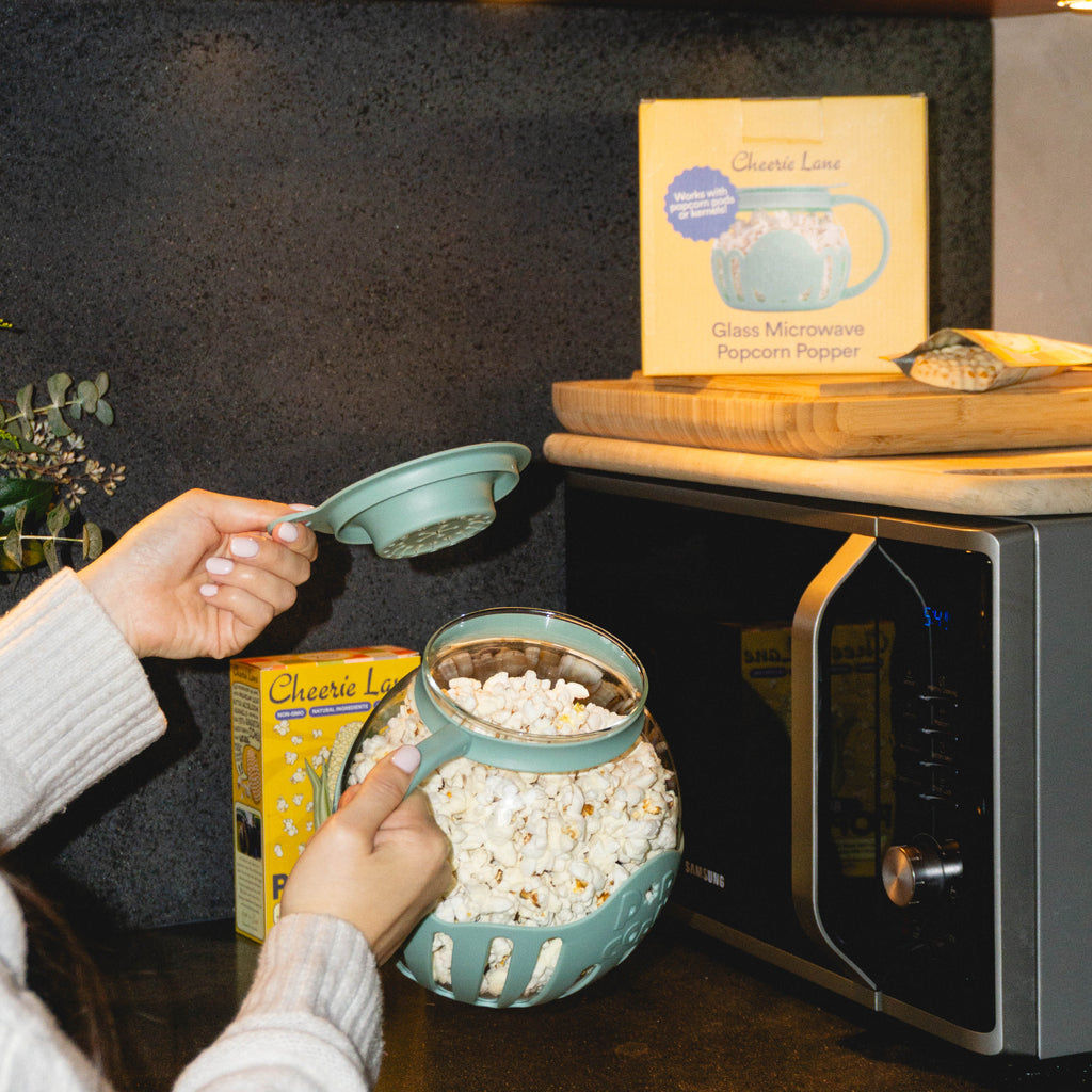Glass Microwave Popper
