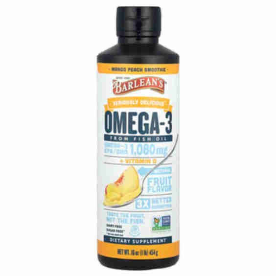 Seriously Delicious Omega-3 Fish Oil Smoothie Mango Peach