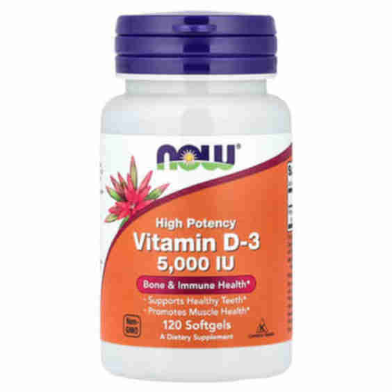 Vitamin D-3, High Potency, 125 mcg