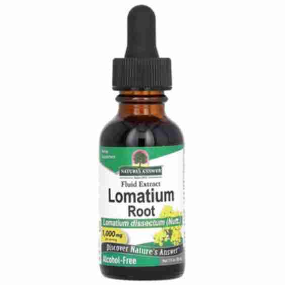 Lomatium Root Alcohol Free 1 000 Mg 1 Fl Oz 30 Ml