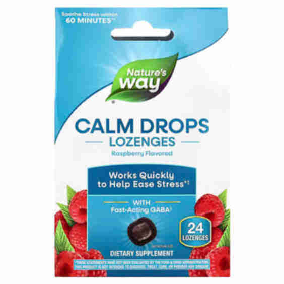 Calm Drops Lozenges Raspberry 24 Lozenges