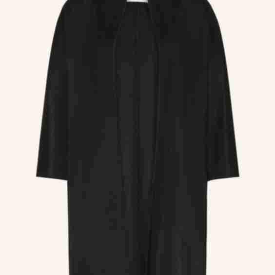 Crew Neck Wool Coat