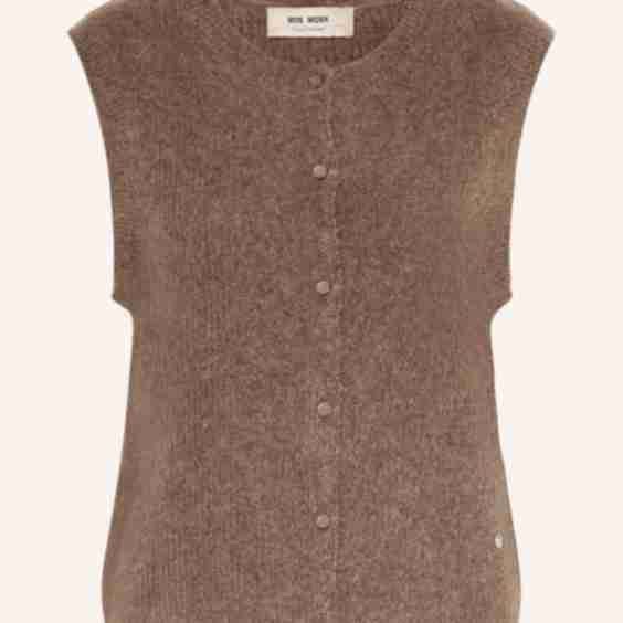 Mmalmine Thora Knitted Vest With Alpaca