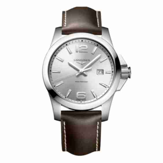 Conquest 43mm Mens Watch Silver L37604765