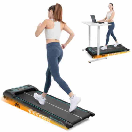 Tapis Roulant Con Pedana Inclinazione 4 Wp 6 440 W 6 0 Km H Bluetooth Telecomando