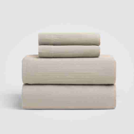 Calm Crinkled Comfort 4 Piece Sheet Set