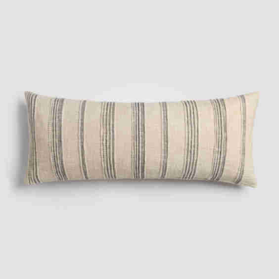 Tide Stripe Lumbar Pillow