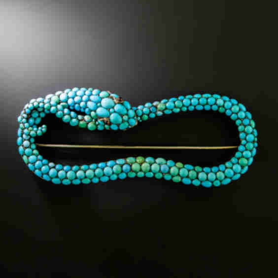 Victorian Snake Brooch