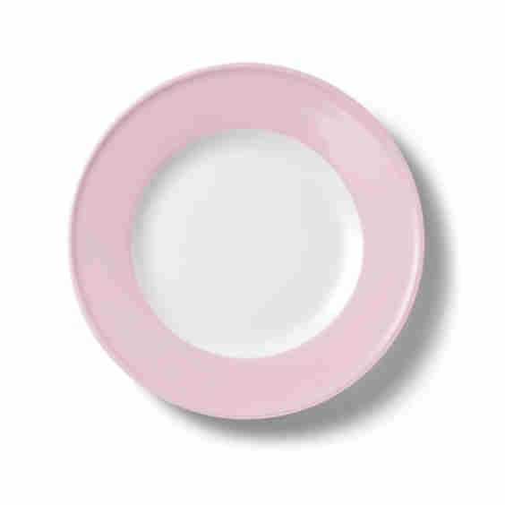Solid Color Plate 26 Cm Rim 