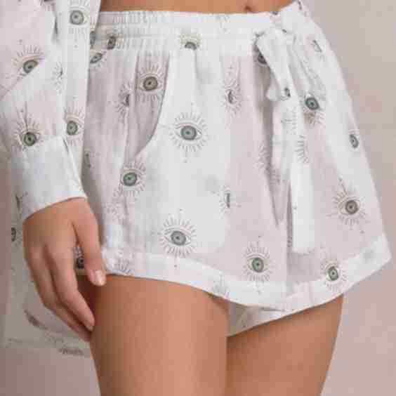 Evil Eye Elastic Shorts