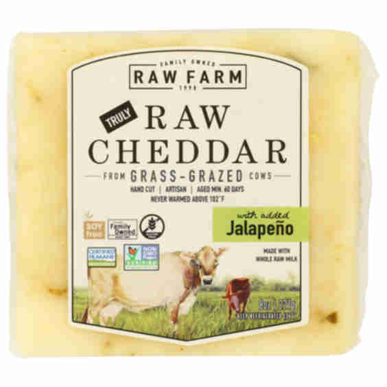 Jalapeno Raw Cheddar Cheese