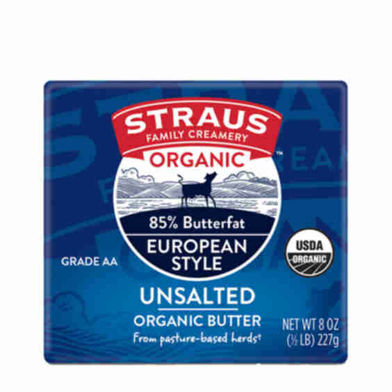 Straus Organic Unsalted European Style Butter