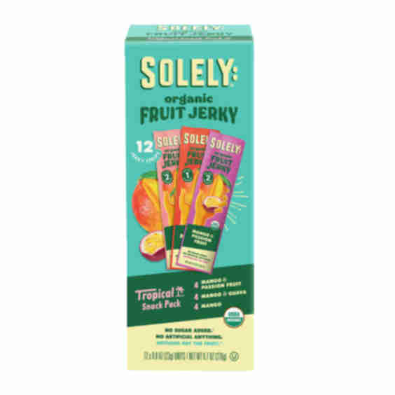 Organic Tropical Fruit Jerky 12 Pack