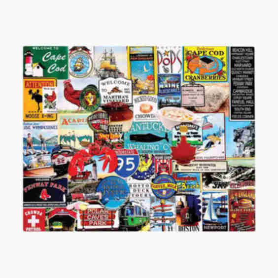I Love New England Jigsaw Puzzle (1,000 pc)