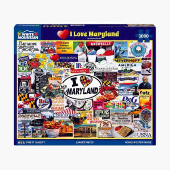 I Love Maryland Jigsaw Puzzle (1,000 pc.)