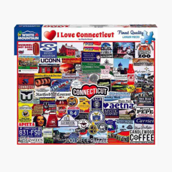 I Love Connecticut Jigsaw Puzzle (1,000 pc.)