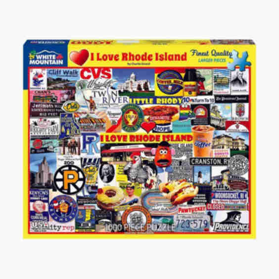 I Love Rhode Island Jigsaw Puzzle (1,000 pc.)