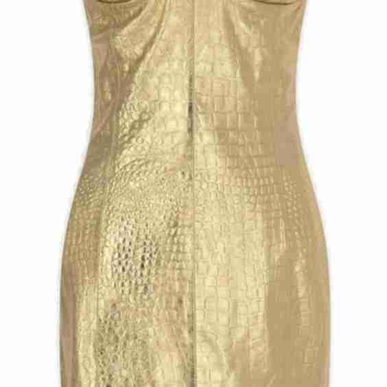 Rochelle Embossed Mini Dress