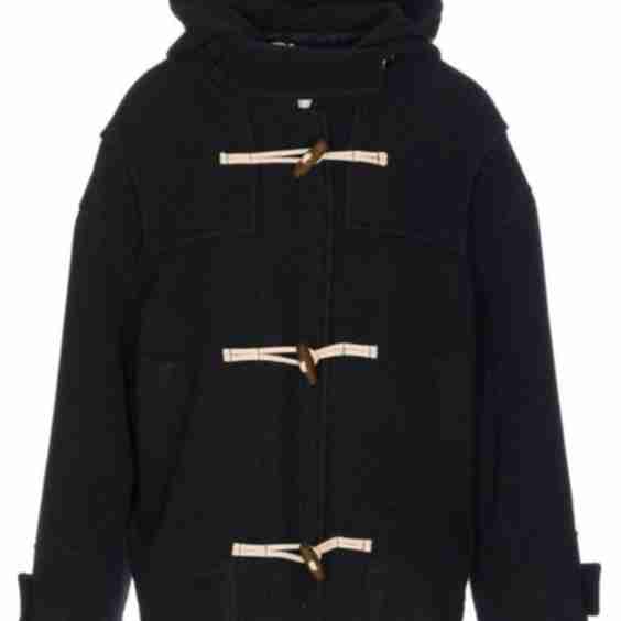 Frog Closure Hooded Jacket