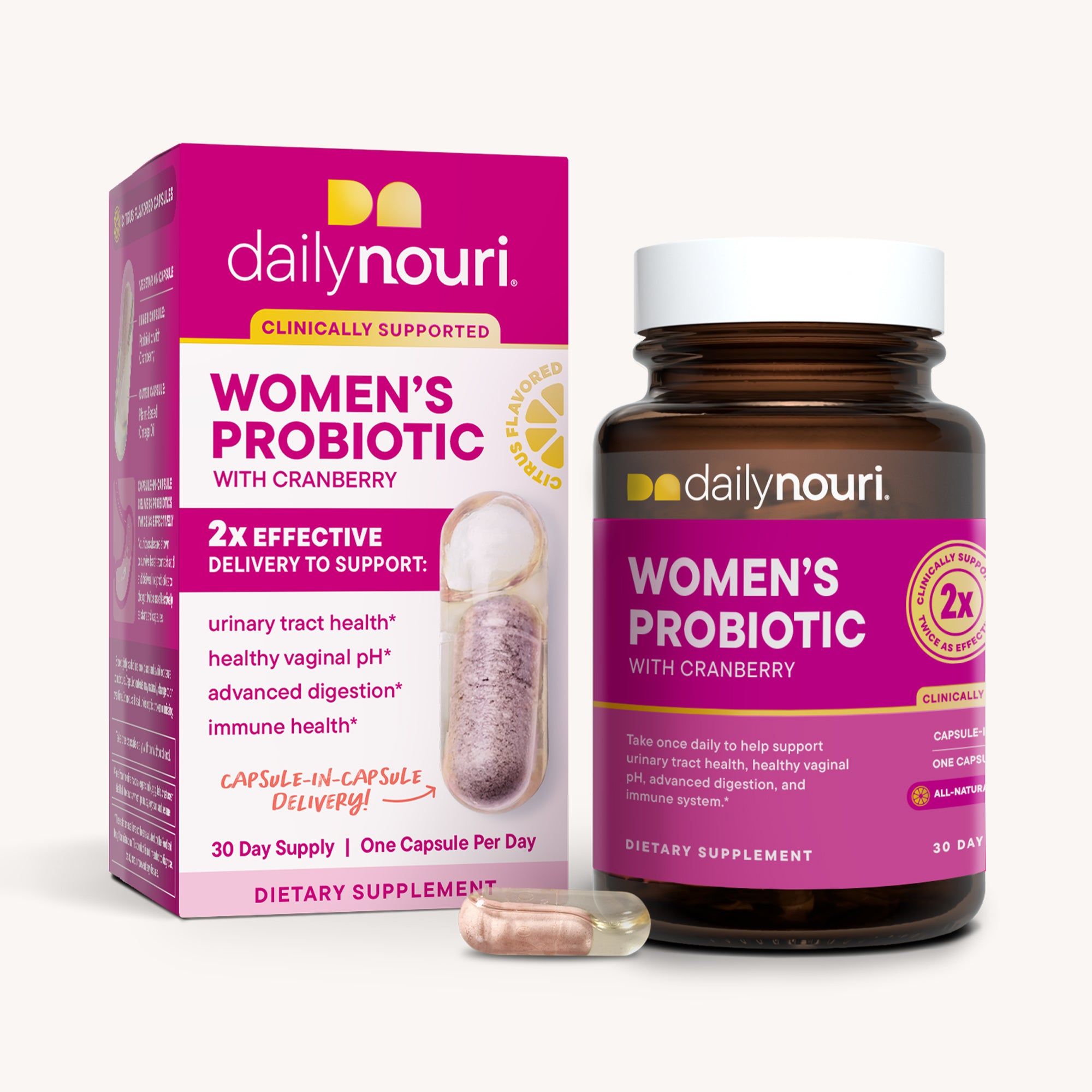 Daily Nouri Probiotic With Cranberry