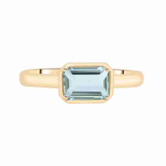 Helzberg Diamonds x Aurate New York  Emerald-Cut Cocktail Ring