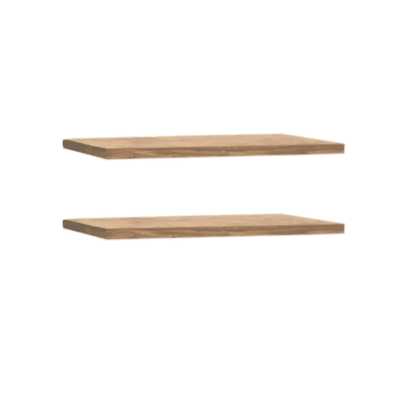 Pack of 2 Solid Wood Floating Shelves 60cm