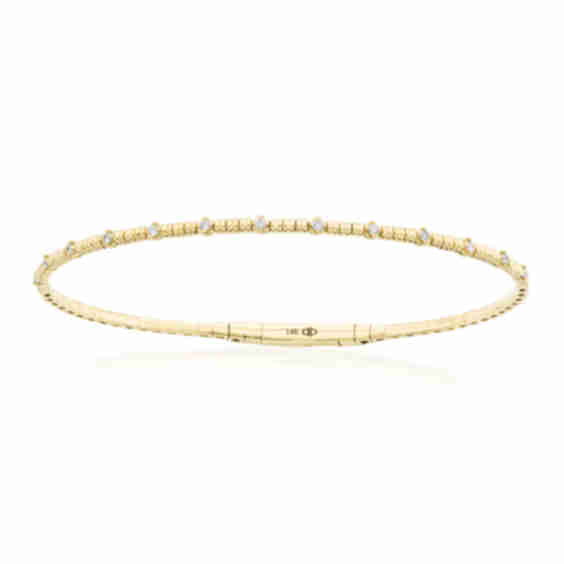 Flexible Round Diamond Bracelet