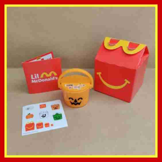 Boo Bucket Happy Meal Toy 08 July 2025 Miniature Halloween Pail