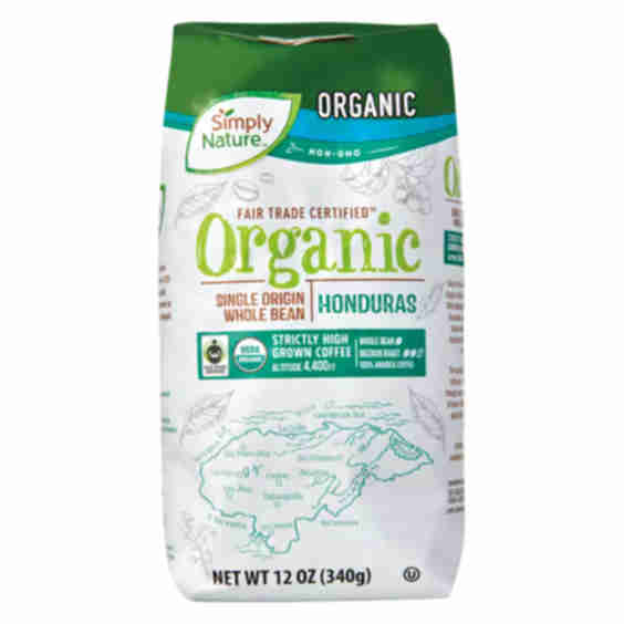 Organic Honduran Whole Bean Medium Roast Coffee