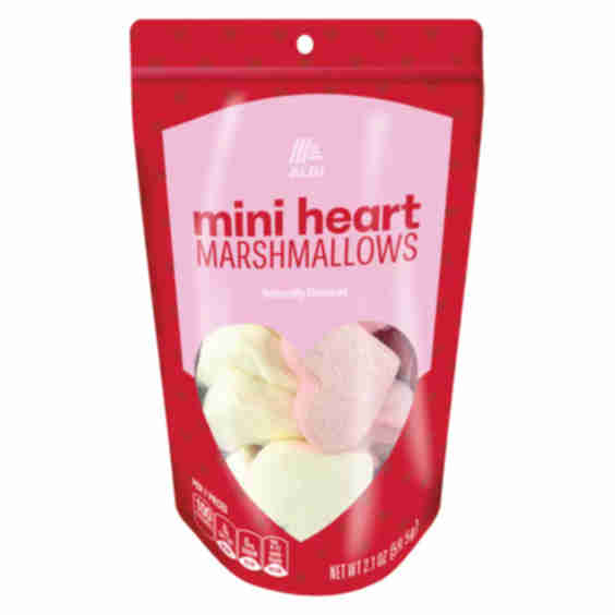 Mini Heart Shaped Marshmallows
