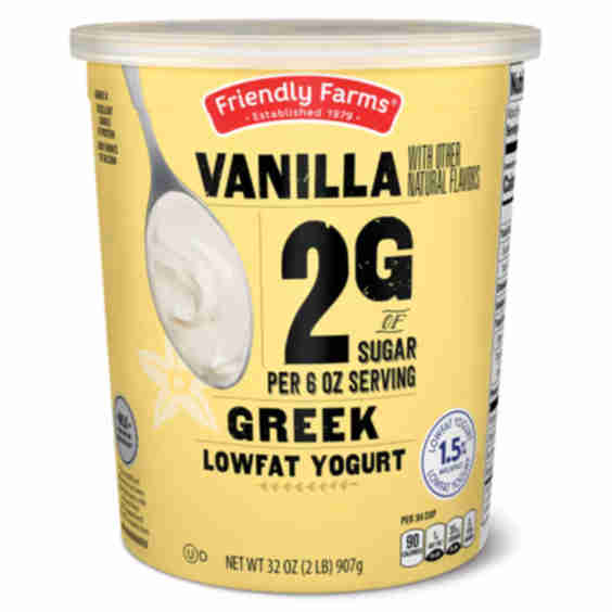 Low Sugar Vanilla Greek Yogurt