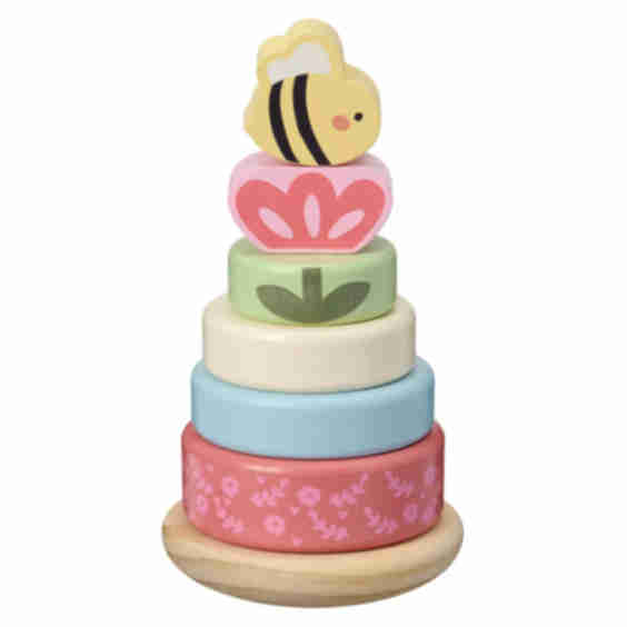 Little Town Wooden Bee Stacker