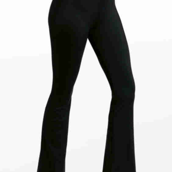 Fitted Flared Leg Dance Pants