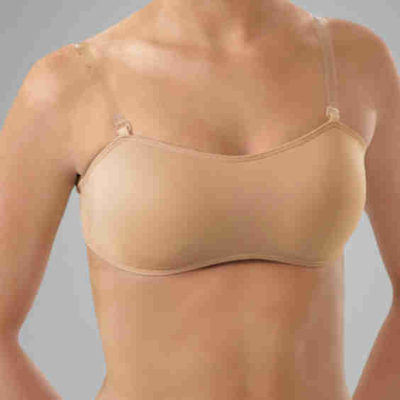 Padded Bra With Clear Straps