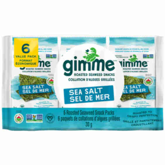 Organic Roasted Seaweed Snack Pack Sea Salt