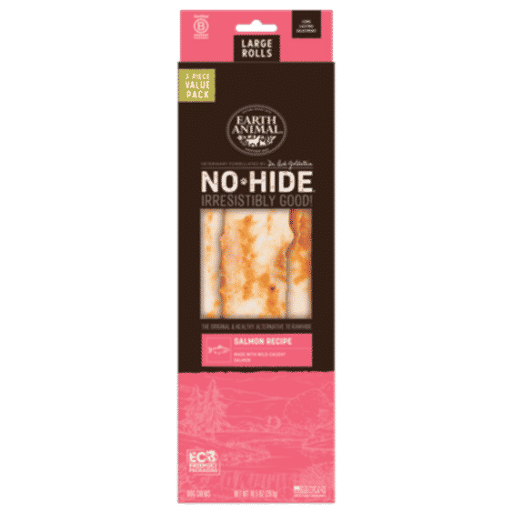 No-Hide Salmon Rolls Dog Chews