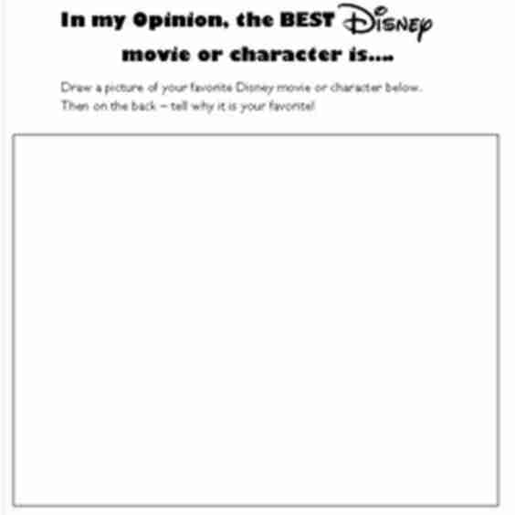 Favorite Disney Character